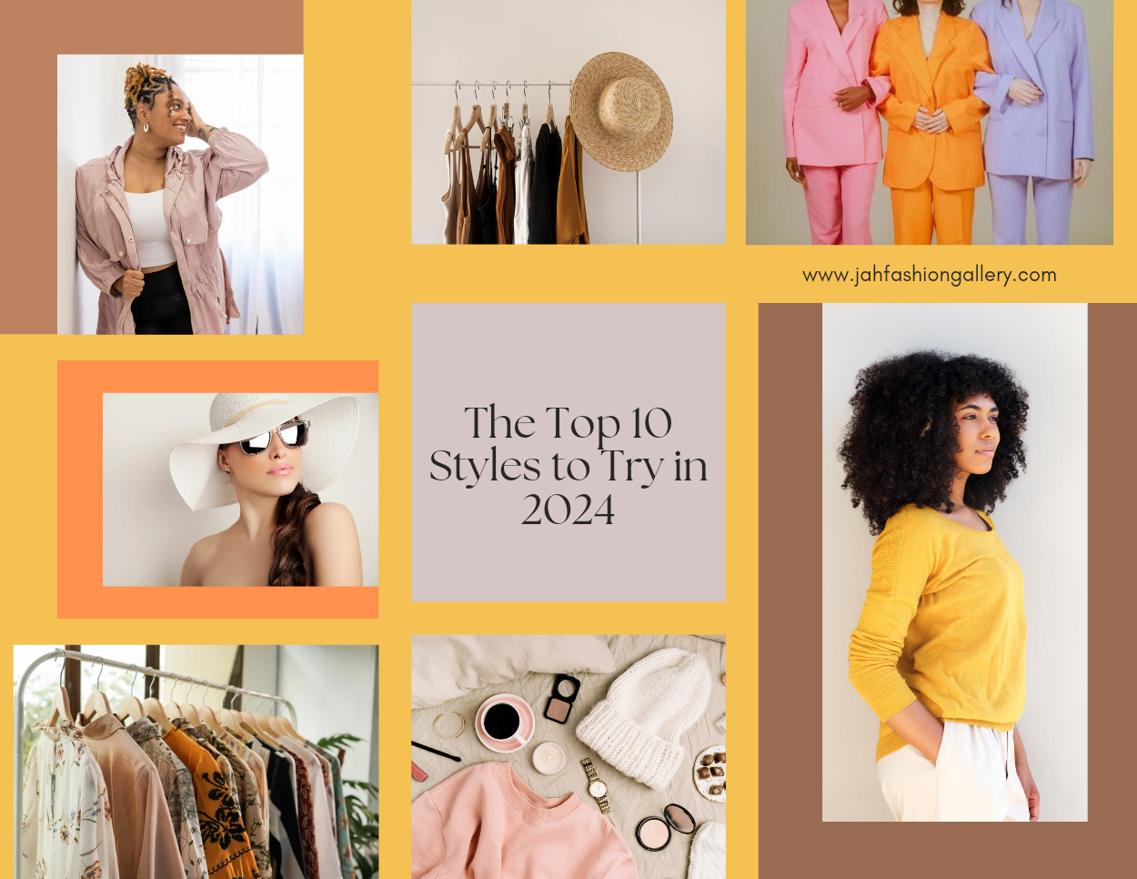 Top 10 Styles to Try in 2024