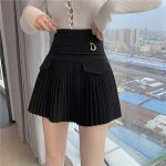 women’s casual mini skirt knitted
