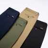 High stretch ice silk summer business pants for men, lightweight office suit trousers