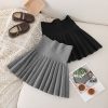 korean sweet knitted skirts