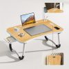 Portable Laptop Desk with USB Light Foldable Table