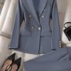 Women’s Formal Pant Suit Set | Office Blazer & Trouser 2-Piece