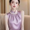 Sleeveless blouse for women, casual summer fashion top