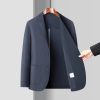 Spring summer lightweight sunscreen blazer for men, casual fashion coat