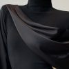 elegant splicing design long sleeve shirt for women