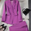 Women’s Formal Pant Suit Set | Office Blazer & Trouser 2-Piece