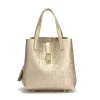 CHCH Women's Tote Bag | Steel Embossed Handheld Shopping Bag